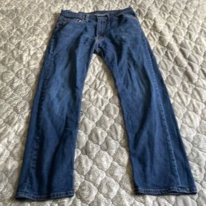 Work Blue Levi Jeans